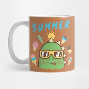 SUMMER DINO NEEDS ICE CREAM Mug